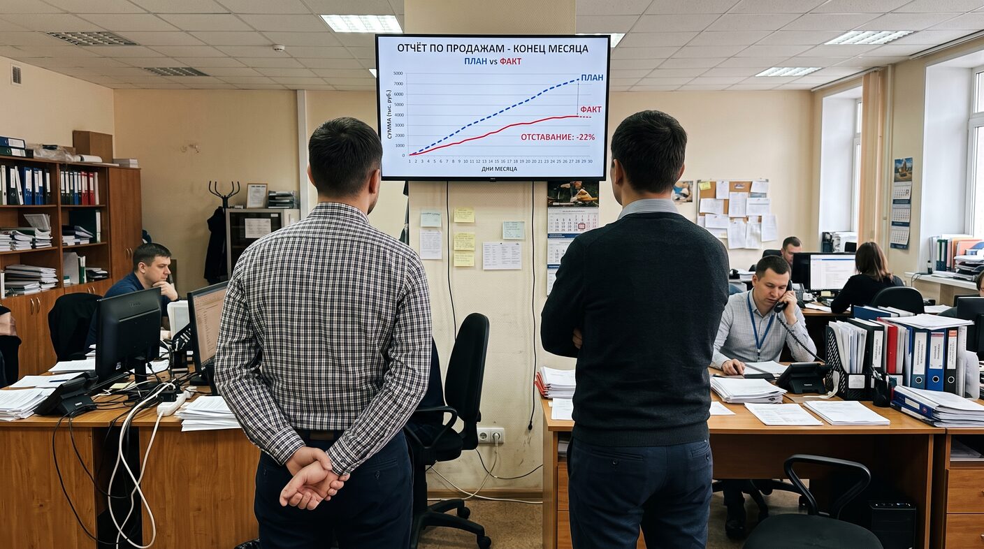 Отдел продаж не выполняет план